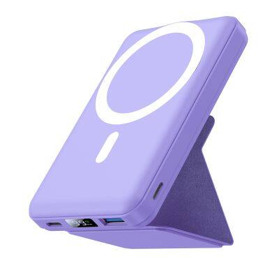 Pocket Mini Power Bank Fast Charging Wireless Magnetic Power Bank 10000mah Wireless Magnetic Power Supply For Mobile Phone