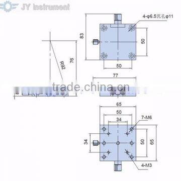 Manual Goniometer Stage, Goniometer Moving Stage, Manual Positioning Stages, Positioning Tables, Manual Stage +/-10 photo-2