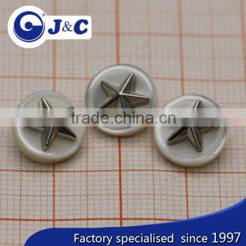 Trocas Shell Buttons With Metal Base