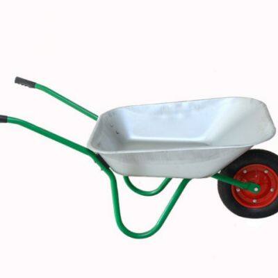 WB62041 Heavy Load Wheelbarrow With Anti-Corrosion Coating And Wide Tray