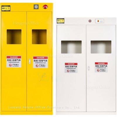 High-Security Compressed Gas Storage Cabinet with Removable Mounting Bracket for Automated Factory Air Supply Station Serving Canada