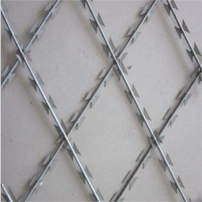 Anti-Climb Razor Barbed Wire for Industrial Perimeter Defense - 1.5m Height