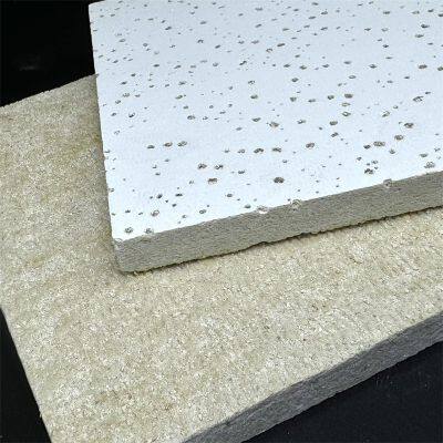 Premium Acoustic Mineral Fiber Ceiling Tiles for Office & Commercial Sound Absorption