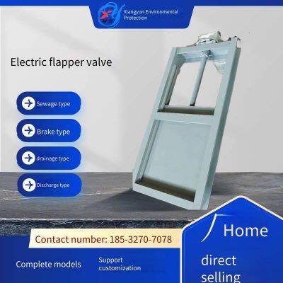 manual slide gate valve, electric and pneumatic gate valve, square and round openings, for sewage discharge, material unloading and ash unloading in water channels, made of carbon steel and stainless steel