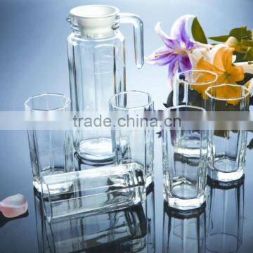 Glass pitcher/ glass tumbler /drinkware set