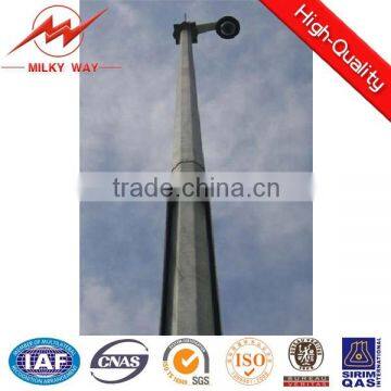 single arm hinged light pole