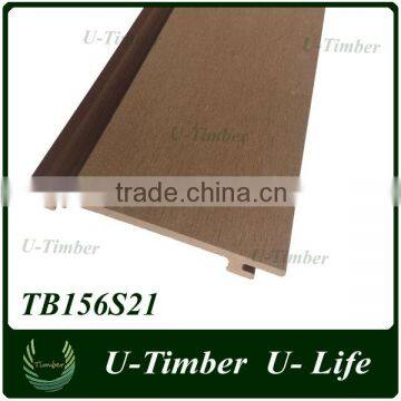 Waterproof WPC Composite Wood Wall Panel for Exterior Wall Decoration photo-2