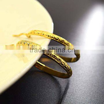 Wholesale Fashion Jewelry Women Wear Jewelry Gold Huggie Earrings photo-5
