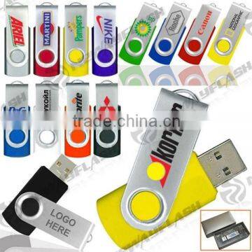 High quality mini swivel plastic usb flash drive