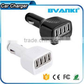 Universal Micro Auto 4 port USB Car Charger For iPhone iPad 2.1A Mini Car Charger Adapter cargador coche carregador de celular                        
                                                Quality Choice