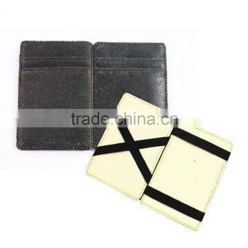 Fashion genuine leather magic wallet