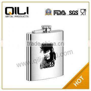 7oz fancy gift items whisky stainless steel antique hip flask for the best choose to woman