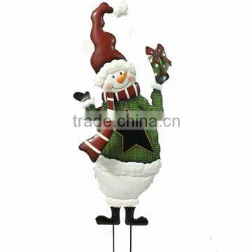 solar matel christmas stake light