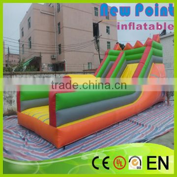 New Point PVC trampoline Inflatable Slide For Park on sale