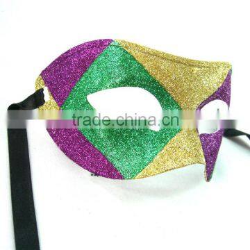 Venice Exquisite Beauty of the Lady Princess Yellow Half Face Mask Dance Parties photo-5