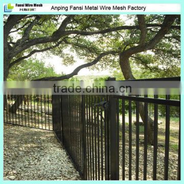 Hot sale galvanised tubular steel fencing(manufacturer)