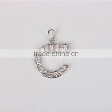 Fashion 925 Sterling Silver 26pcs Letter Alphabet Initial Bling Bling Pendants photo-6