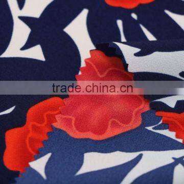 Spring Wholesale Women Dresses Silky 100%Polyester Mechanical Stretch CDC Crepe Flower Print Fabric Supplier's Choice photo-5