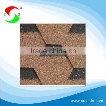 best quality fashionable green roofing type bitumen shingles