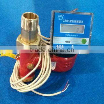 Vertical heat meter single jet
