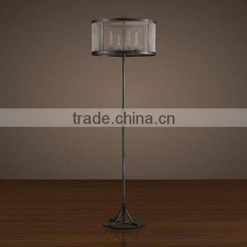 2016 New Style Simple Vintage Iron Floor Lamp Model 5015-L4