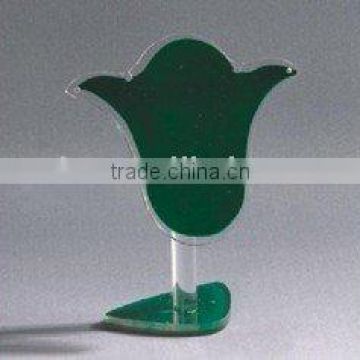 Acrylic Green Novel Necklace Display Stand