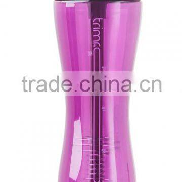 protein shaker bottle with straw and Stainless steel ball