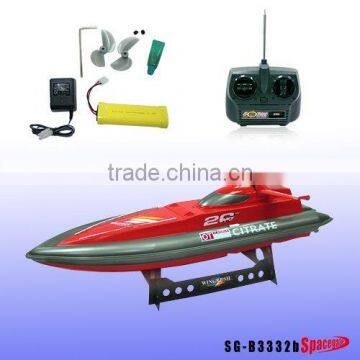 Full fun rc plastic electric toy boat