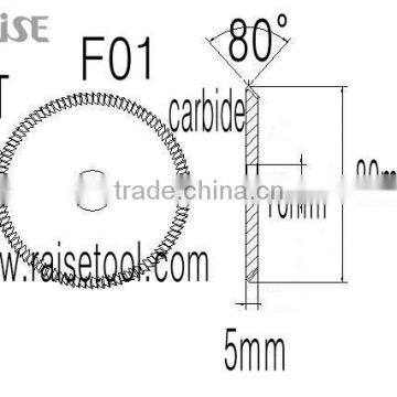 RIC08143B !key cutters F01 CARBIDE angle milling cutters used for KEYLINE deZmo key machine