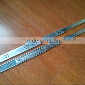 350mm-550mm full extension touch open drawer ball bearing slide