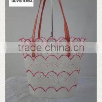 Lace Beach Bags with Satin Lining