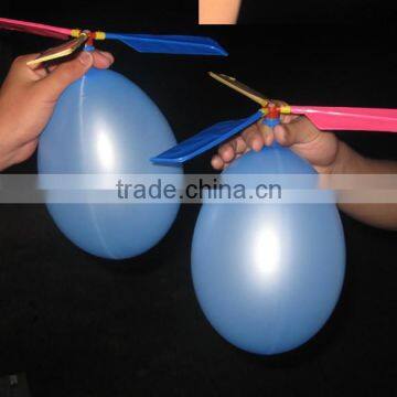 High Quality Helicopter Foil Balloons With Two 6'' Balloons