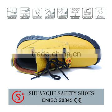 genuine leather industry safety footwear 8066