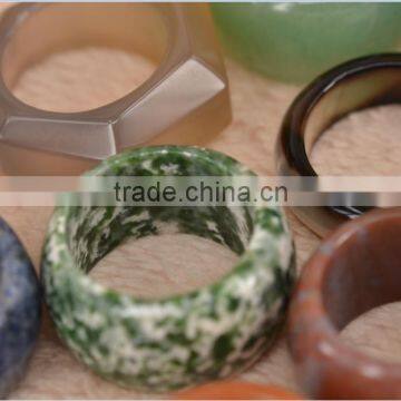 Mixed Different Style of Gemstones Rings Fashion Natural Stone Jewelry Ring