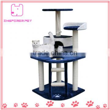 2015 New design hot selling high quality natural cat tree