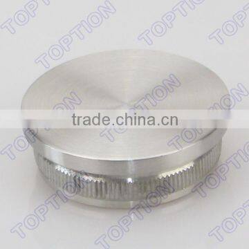 Stainless steel handrail balustrade tube flat end cap