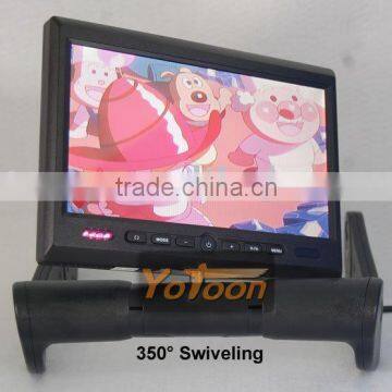 7inch Car Central Armrest DVD/MP4/MP3/SVCD/VCD/DVCD/CD/WMA/JPEG/NATIVE32/8 GAME