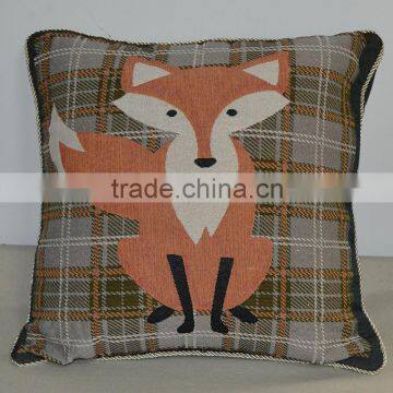 PLUS custom printed pillow case, cute fox design sofa cushion cover