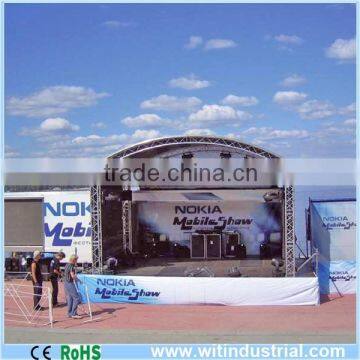 aluminum truss arc stage roof