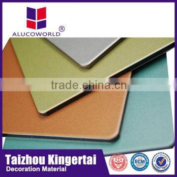 Alucoworld glossy super durable aluminum composite panel from China supplier