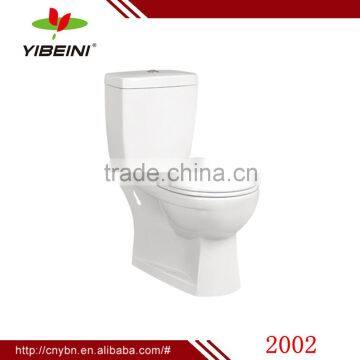 ceramic bathroom washdown two piece toilet bowl