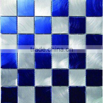 Aluminum alloy mosaic tile for Wall Decoration,construction material,Foshan mosaic tile