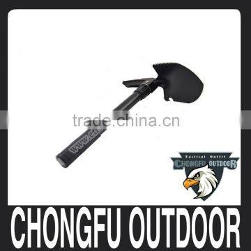 2016 wholesale alibaba army style survival gear Folding shovel with compass