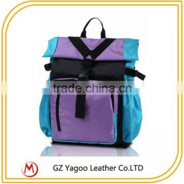 Laptop bag students canvas travel backpack bag