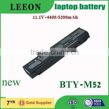 leeon new products 6cells laptop battery for BTYM52