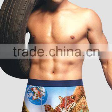 seamless 100% cotton underwear sexy mens boxers