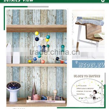 latest printed non woven wallpaper, bohemian wide stripe wall covering for laundry room , self adhesive wall covering dec