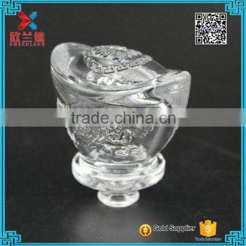 Decorative glass lid /Clear glass lid for wine bottle wholesale