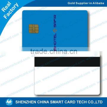 cheap pvc chip card contact smart card factory