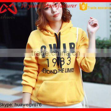Factory Price Fleece Woman Hoodies 2015 Latest Ladies Top Designs